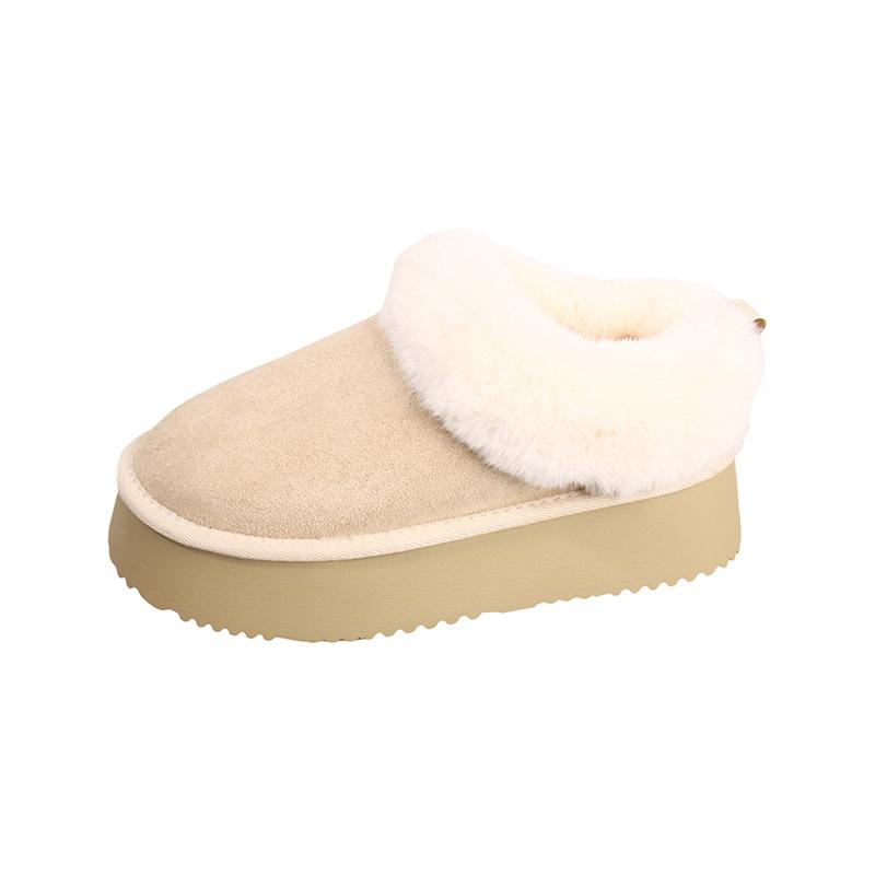 Женские мягкие эластичные зимние теплые холодные стеганые сноубутсы на высоте подставки для ног, нескользящие, износостойкие, повседневные спортивные хлопковые шлепанцы