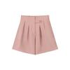 Suit Shorts Women's Summer New Thin High Waist Thin Versatile Small Ice Silk Five-point Pants