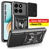 Kickstand Funda for Honor 400 Smart Case for Honor X7D Cover Slide Camera Ring Stand Holder Shockproof Capa