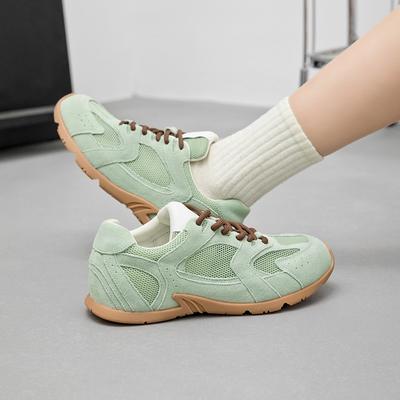 Женские кроссовки весна лето натуральная кожа ретро мода повседневные балетки женские шнурованные немецкие кроссовки женские