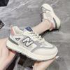 Fashion 2024 Women's Sneakers Leisure Sports Single New Trend Versatile Shoes Dad Shoes Thick-soled Double Net Women's Sneakers Outdoor