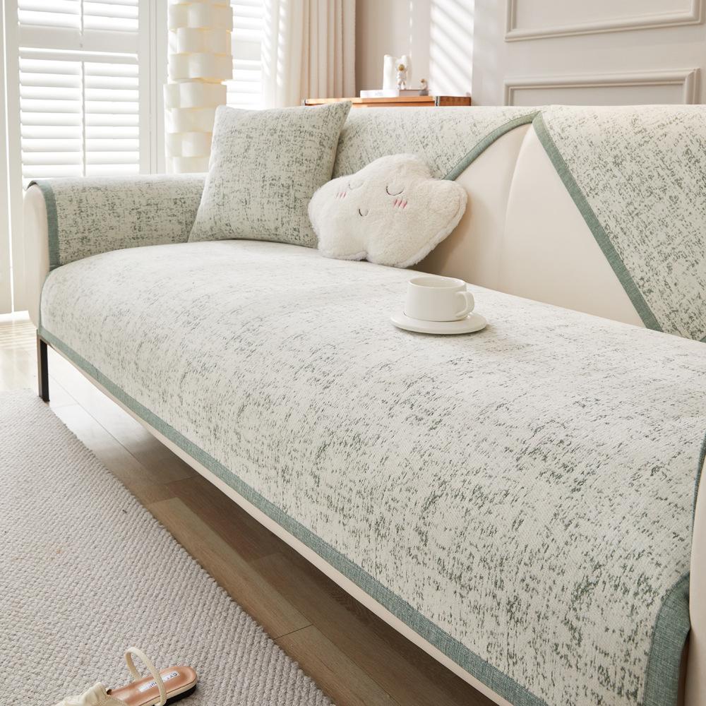 Spring Chenille Sofa Cushion Four Seasons Universal Non-Slip Cushion Blanket Sofa Cover Backrest Cover Towel