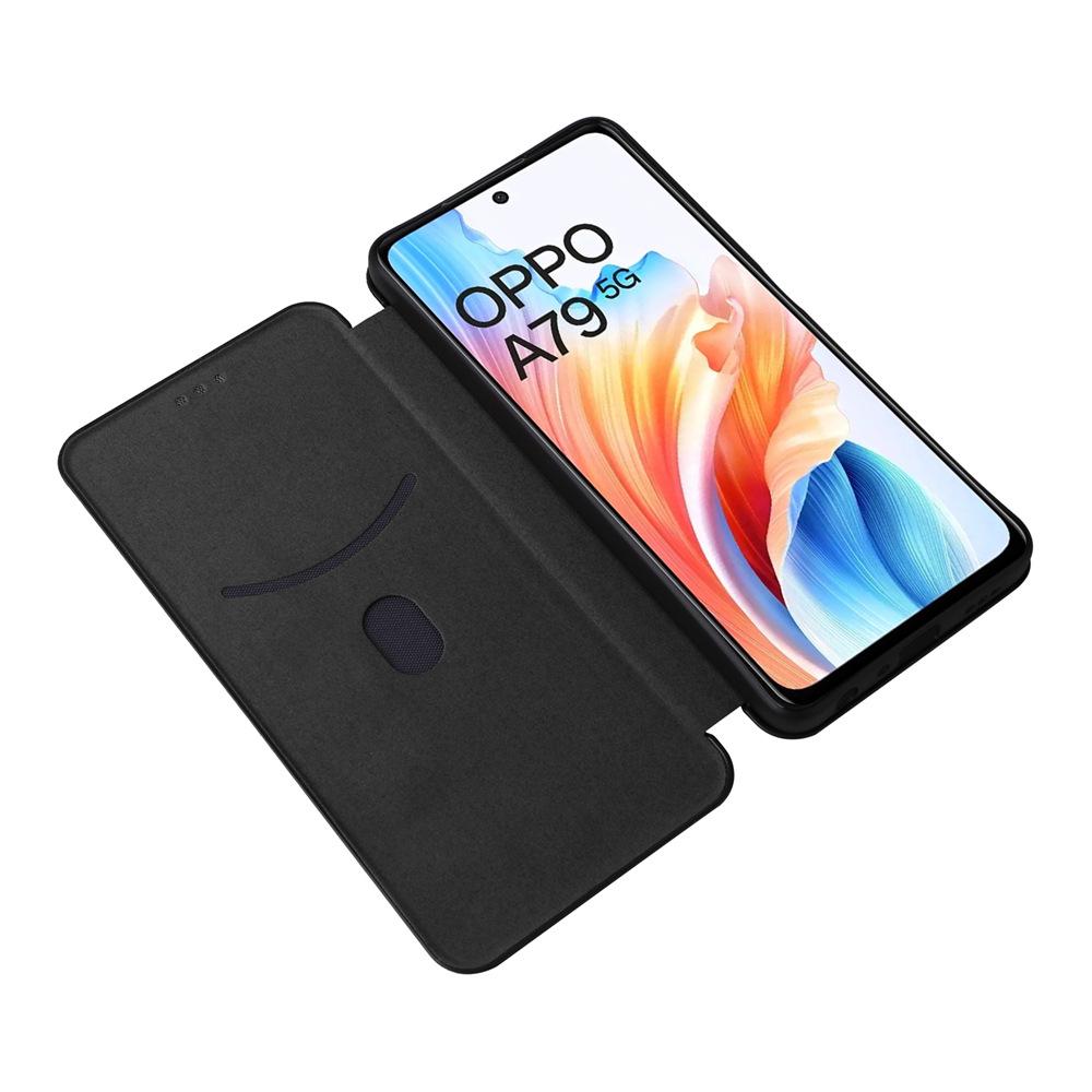 Защитный чехол-книжка OPPO A79 5G с отделениями для нескольких карт