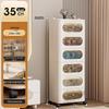 Multi-Layer Drawer-Style Plastic Storage Cabinet for Home & Clothes Organization