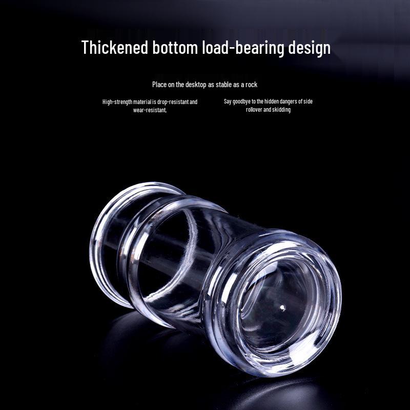 Прозрачная двухслойная бутылка для приправ пищевого качества с крышкой для соевого соуса и уксуса