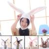 Cute Girls Plush Rabbit Bunny Ears Hat Earflap Cap Head Warmer Photo Supplies