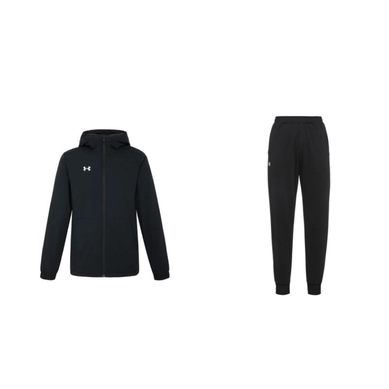 Under Armour Thick Outdoor Warm Fashion Long Sleeve Windproof Comfortable Lightweight Simple Long Pants Casual Sports Suit 23600704-001+22600902-001