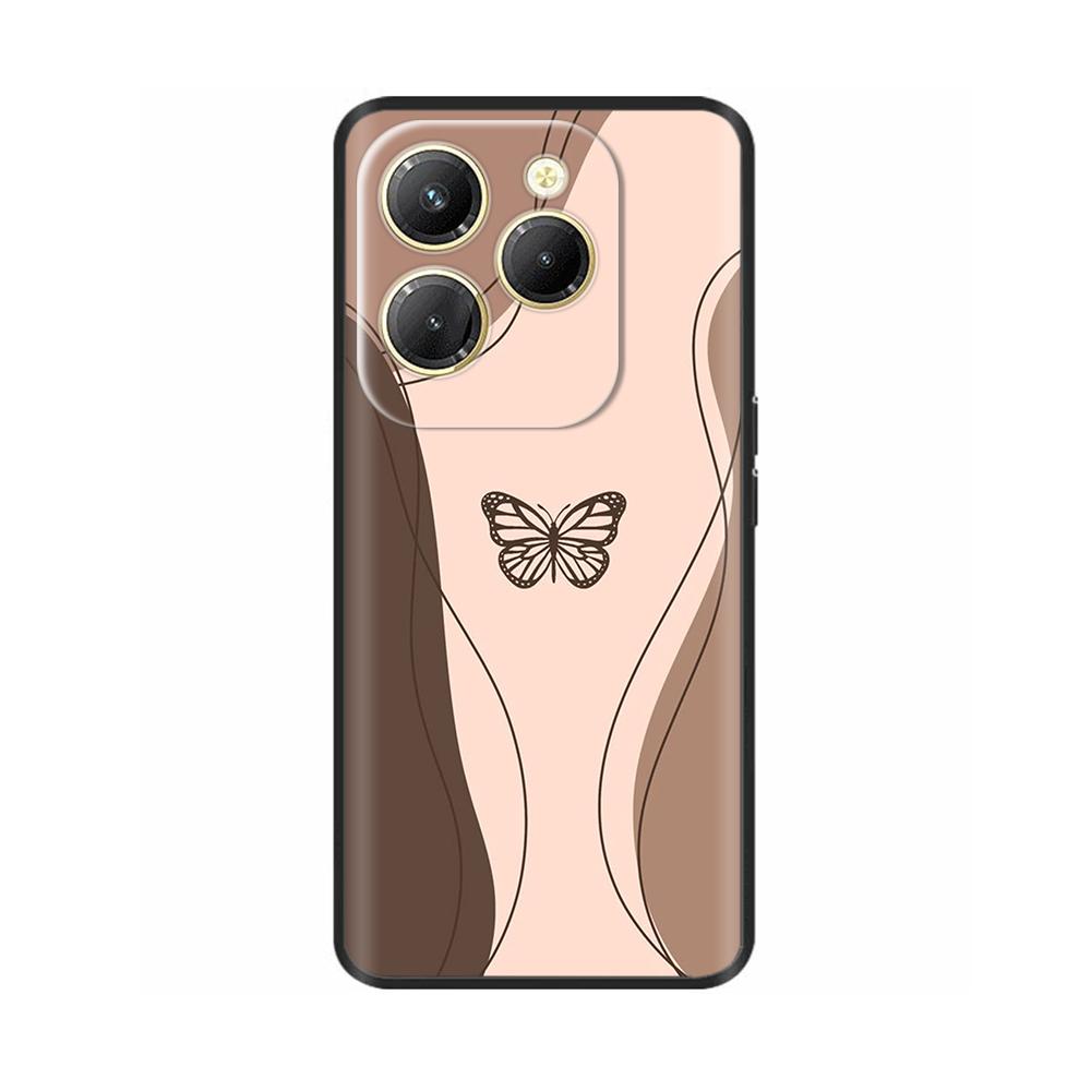 Для чехла Infinix Hot 40 Pro Ударопрочный Силиконовый Мягкий Чехол для Телефона Задняя Крышка для Infinix Hot 40 Pro Hot40 40i Hot40i Чехлы Fundas