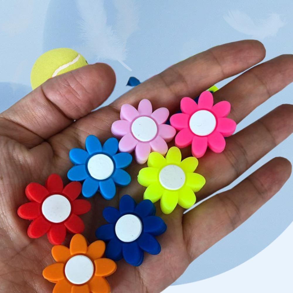 Flower Tennis Racket Dampener Mini Racket Vibration Dampeners  Tennis Racket