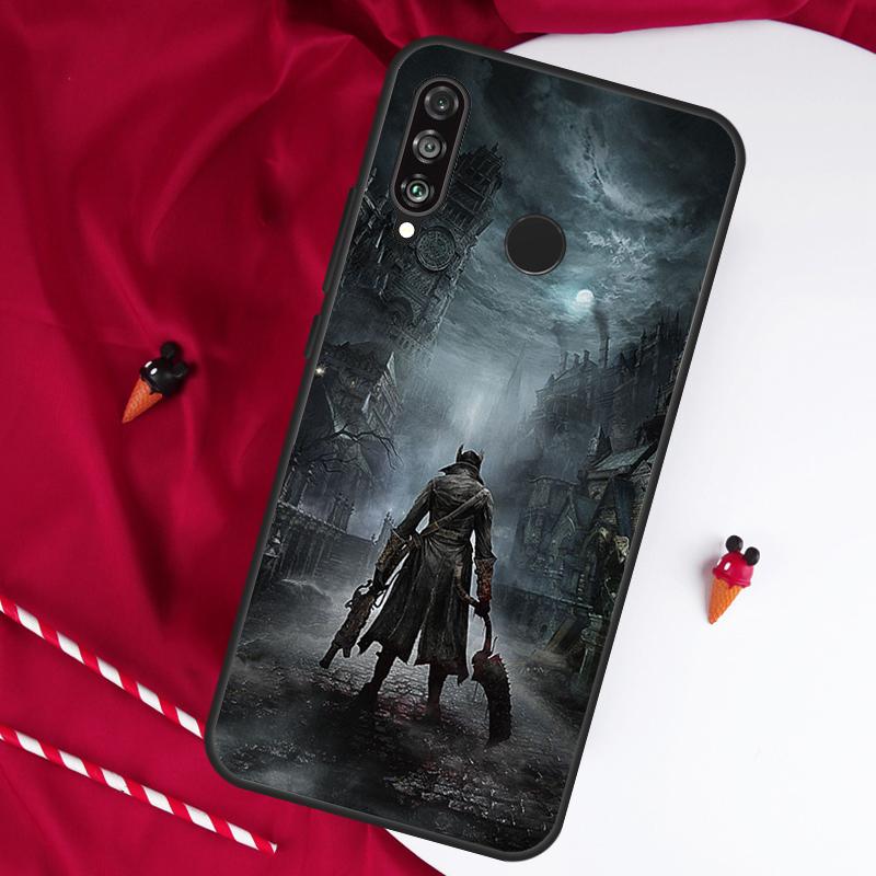 Чехол для игры Bloodborne для Huawei Nova 12s 11i 12i 7i 8i Y73 Y70 Y90 Y60 Y72 Y61 Y91 9 10 SE P30 Pro P40 Lite