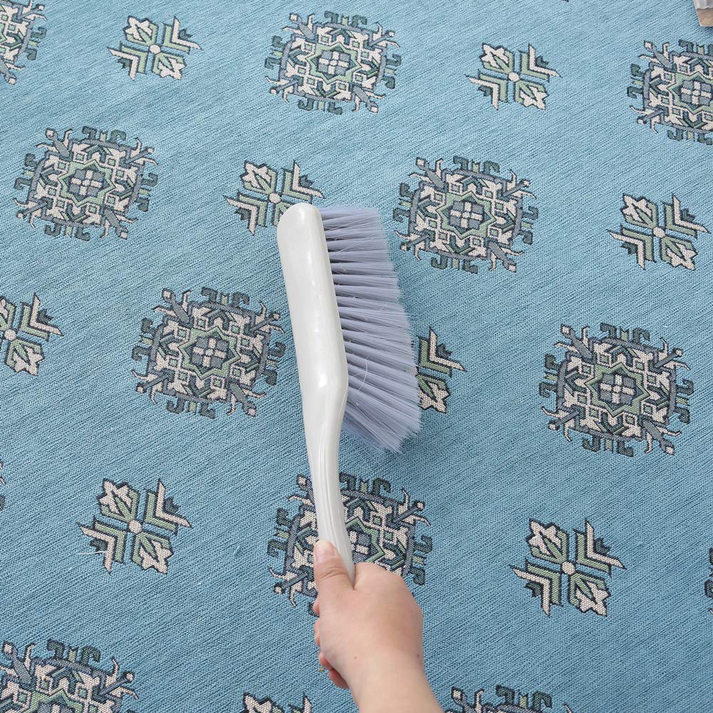 INSIMAN Washable Nordic Style Rug 200 X Stylish Gabbeh Gobelin Suitable for All Compatible with Underfloor and Easy To Clean Modern Blue - 250cm,