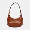 [Pre-Owned] Robinson Magnetic Closure Leather Underarm Bag Crescent Tote Shoulder Bag - Excellent #1K0QQW0