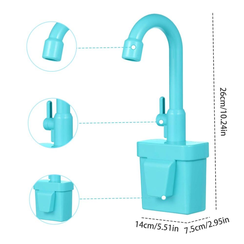 Имитация кухонной раковины, игрушечный кран с проточной водой, игрушка для раковины для ролевых игр