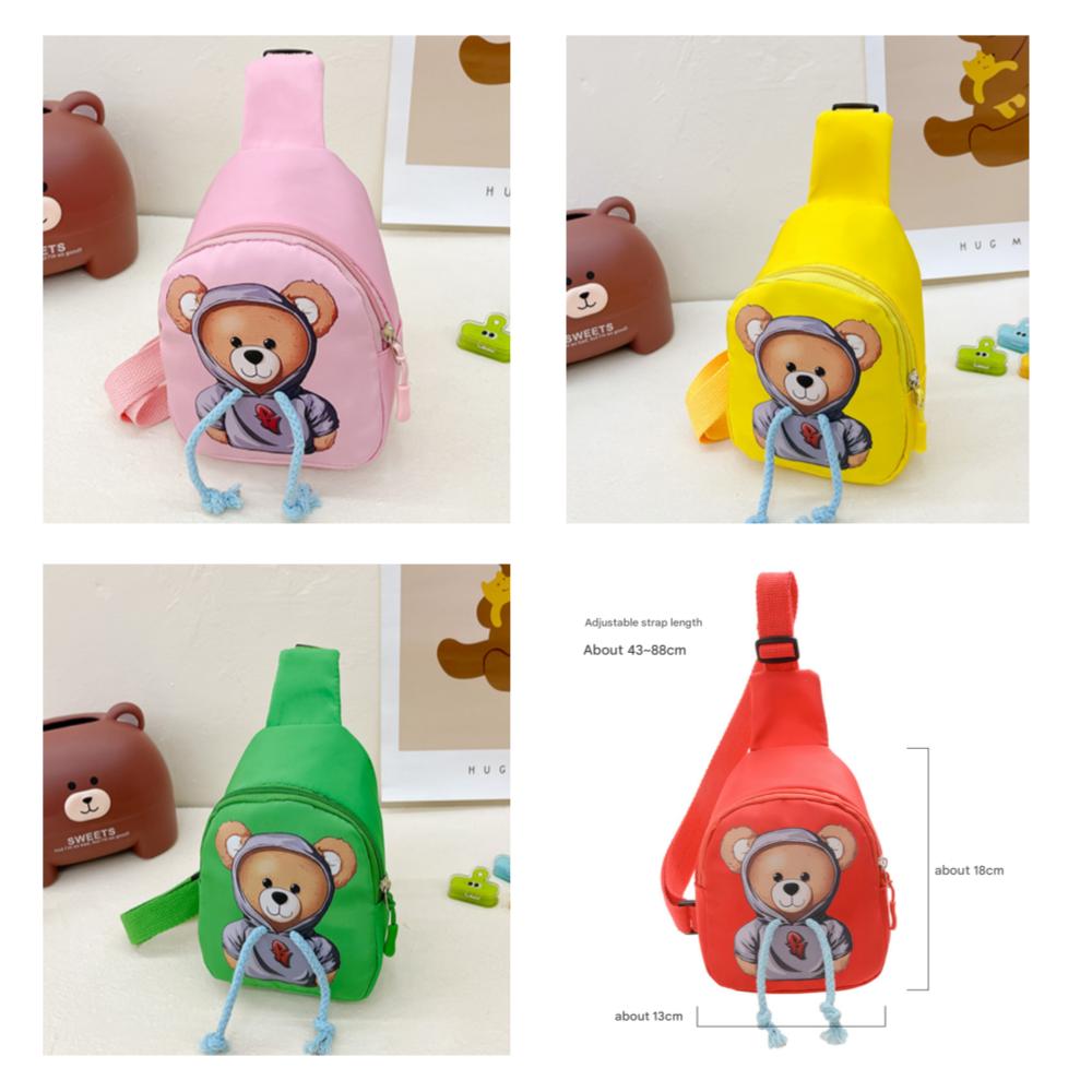 Teddy Bear Mini Bag Sling Bag Elementary School Bag Cell Phone Storage Cross Bag