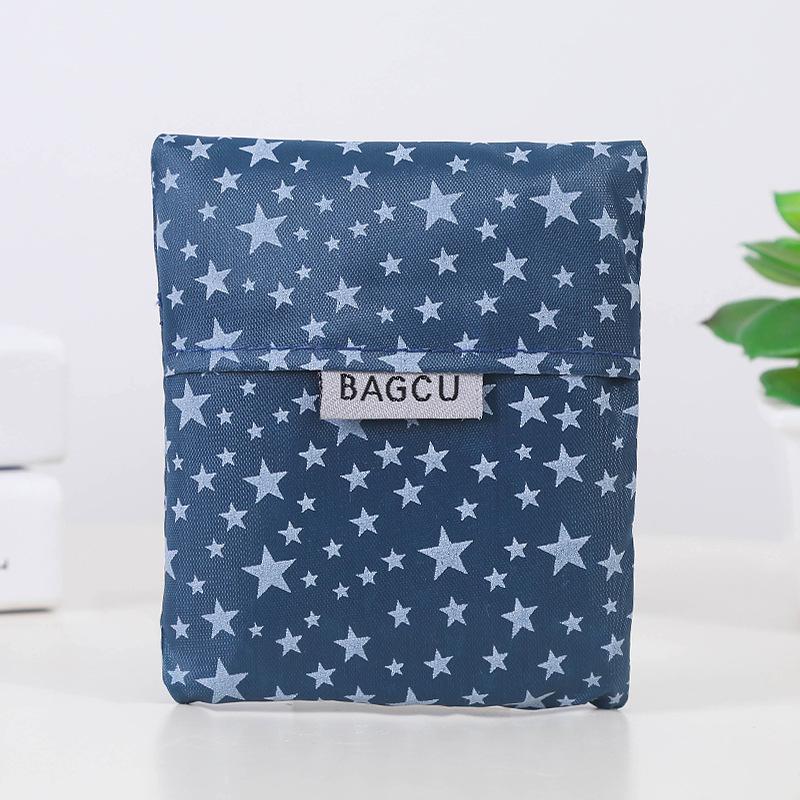 Экологичная складная сумка большой вместимости для покупок и хранения - Креативная портативная сумка с принтом