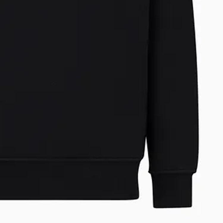EMPORIO ARMANI Jersey Sweatshirt With Diagonal Weave And Logo Embroidery 3D1MEC-1JODZ-10033