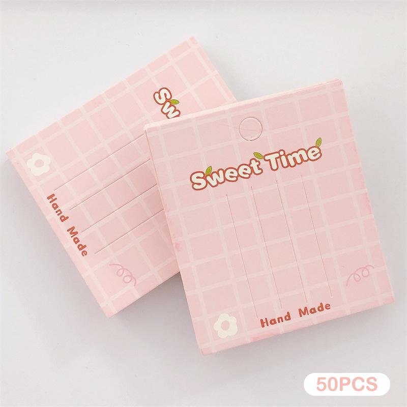 50 шт., демонстрационные карточки для заколок для волос, украшения для волос, упаковочные карточки, бумажные карточки для заколок для волос, аксессуары для дисплея и организации