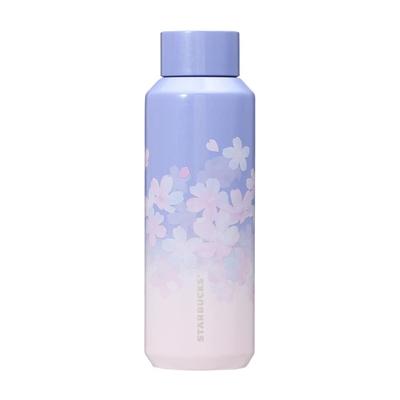 STARBUCKS Starbucks SAKURA2023 Бутылка из нержавеющей стали с градиентом 473 мл Кружка-стакан Starbucks Стеклянная