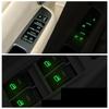 Button Sticker Universal Car Door-Interior Panel Window Luminous Waterproof