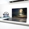 GLASS PROTECTIVE PLATE FOR STOVE 90X52 BEACH