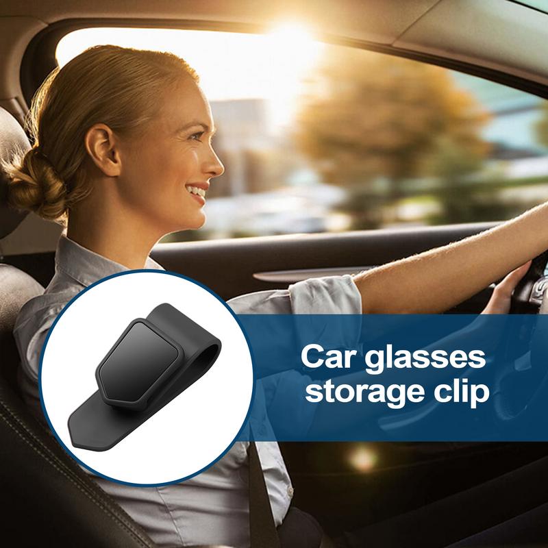 Sunglasses Clip For Car Visor Eyeglass Hanger Clip For Car Interior Accessories Compact Organizer Sunglasses stand For Woman Men