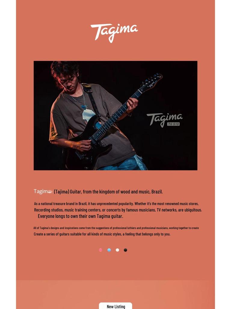 Tagima TG510 Бразильская электрогитара - Для начинающих и профессионалов с синглом