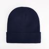 Brimless beanie big head circumference knitted hat knitted hat knitted hat black knitted hat outdoor warm hat