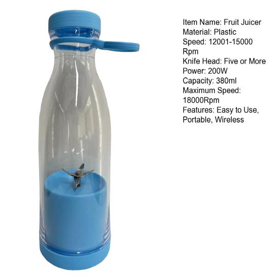 Portable Blender Cordless Electric Juicer BPA Speed USB Rechargeable Fruit Large Capacity High Juicer Smoothie