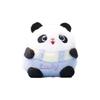 Panda Keychain Fat Cute Cartoon Girl Backpack Decoration Hanging Plush Doll Gift