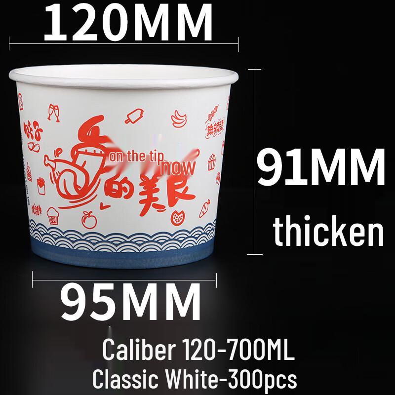 Homeglen Disposable Eco-Friendly Round Paper Bowls