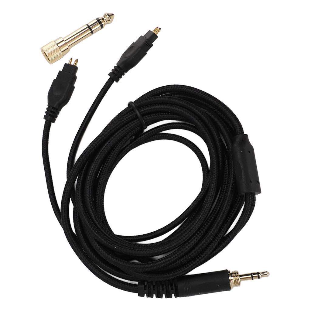 3.5mm Headphone Cable 6.56FT PVC Headphone Replacement Cable with 6.35mm To 3.5mm Adapter for HD580 