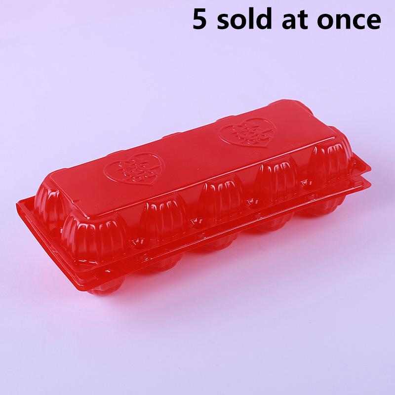 5 шт. анти-давление и анти-падение упаковочные коробки для яиц одноразовые прозрачные коробки для яиц ударопрочный пластиковый лоток для защиты яиц