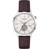 Men's 96A318 (Blova CLASSIC Aerojet Men's Calf Leather Genuine) Round Watch Brown Analog