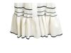 Zhuoya French Socialite V-Neck Stripe Ruffle Hem Elegant Long Dress for Women (2025)