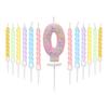 Macaron Colored Ball Threaded Candle Set Birthday Candle Decoration