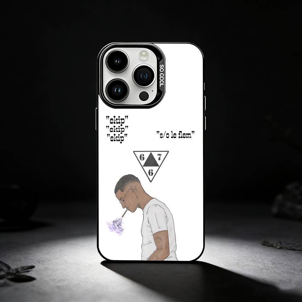 667 F-Freeze Corleone Rapper Phone Case For iPhone 17,16,15,14,13,12,11 Plus,Pro Max,XS,Colored silver phone case