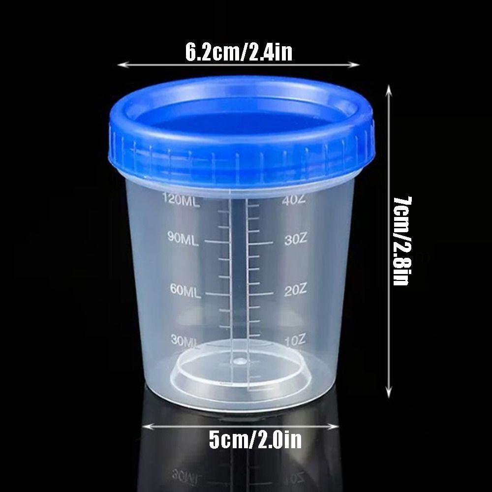 10 шт. портативные прозрачные пластиковые весы-чашки 120 мл/40 унций герметичные контейнеры для приправ туризм