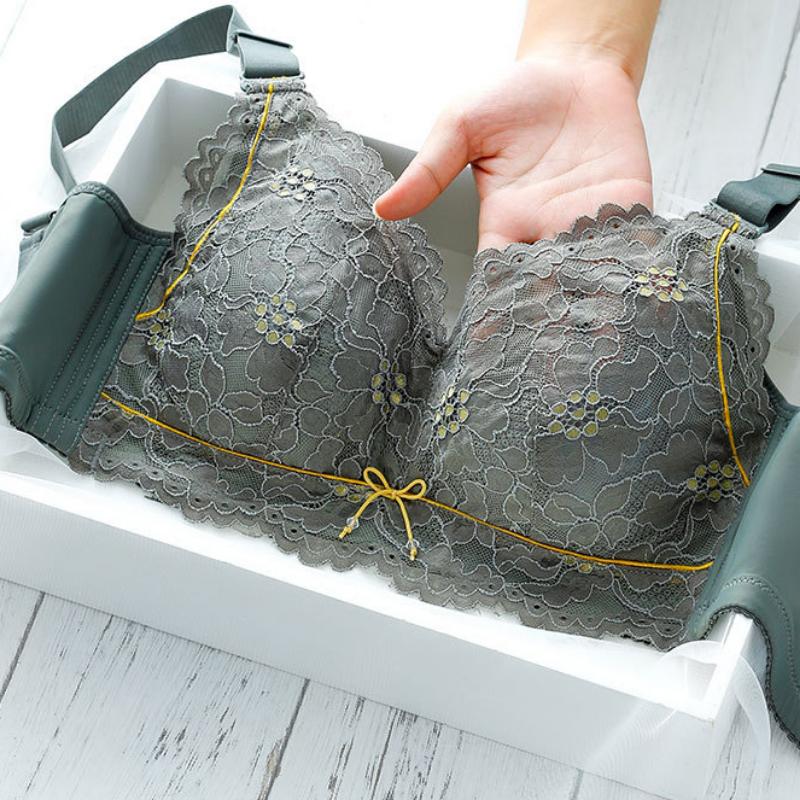 Тонкий бюстгальтер с полной чашкой без стального кольца, регулируемое нижнее белье, женское летнее белье