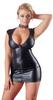 Cottelli PARTY - Sexy Mini Dress with Deep Neckline Black XL