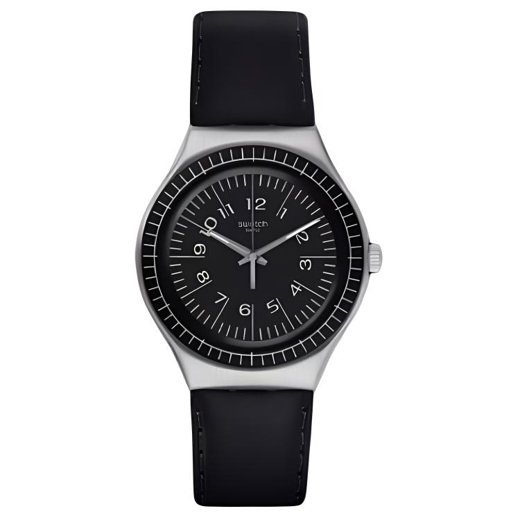 Swatch Мужские черные часы 37,4 мм YGS133C YGS133C