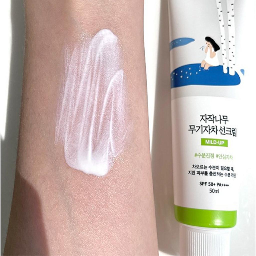 ROUND LAB березовый неорганический солнцезащитный крем 50мл