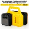 1 шт. Стойка-органайзер для хранения аккумуляторов Dewalt 18V 20V Li-ion BL1820B BL1830B BL1840B Настенное крепление Док-станция для аккумуляторов для верстака