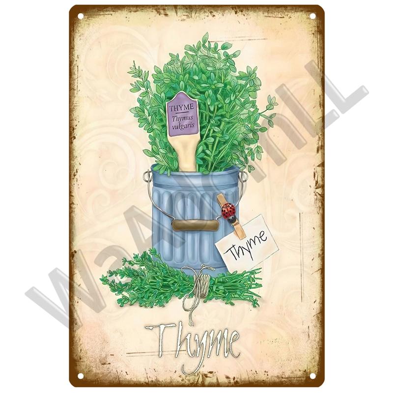Ретро садовая жестяная вывеска, винтажный настенный плакат, металлический знак, декоративная настенная тарелка, цветочная табличка, металлический винтажный декор, аксессуары