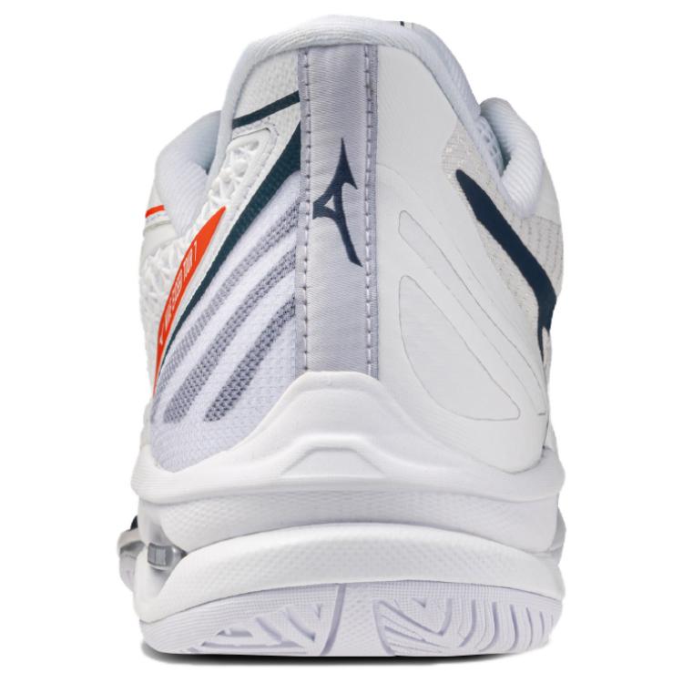 Mizuno Wave Exceed Tour 7 Удобная посадка Амортизация Прочные Низкие Теннисные Кроссовки Мужские Кроссовки Белый Темно-Синий Оранжевый 61GA267002