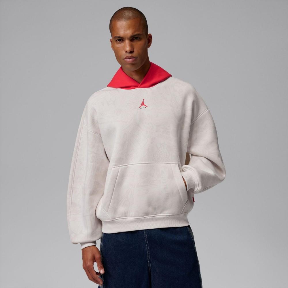 Jordan Brooklyn Leisure Fleece Pullover 030phantm Unvre Im8986