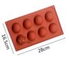 6, 8, 15, 24 отверстия, большая полукруглая форма для муссового торта, маленькая полукруглая полусферическая силиконовая форма для шоколада