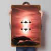 SR Blackbird Sunset Sign Airplanes Poster Vintage Interior Decoration Custom Metal Tin Signs for Wall Art Decoration Retro