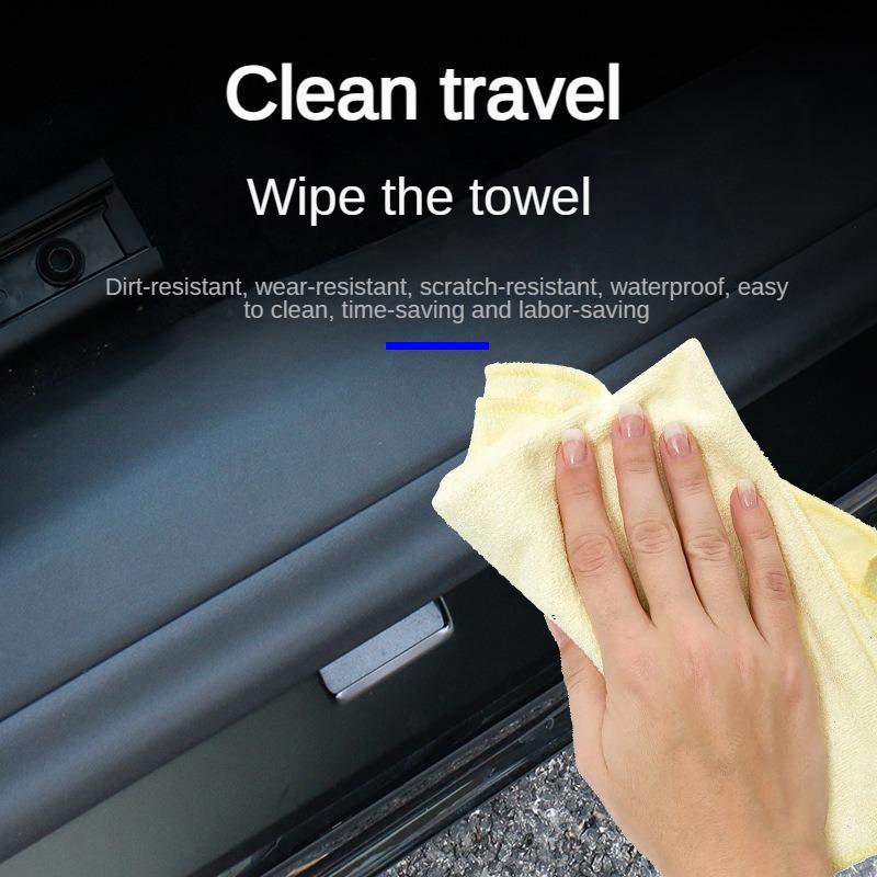 For Tesla Model 3 Highland 2024-2026 Front Rear Door Sill Protector Cover Threshold Strip Anti-kick Guard Panel Waterproof Pad