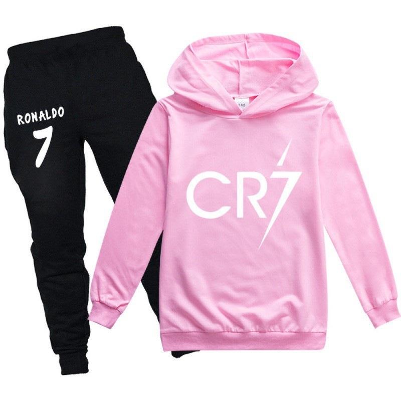 Europe and the United States hot-selling trendy brand new, pullover CRcr7 custom sweater trousers fleece warm set 1