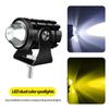 Universal Motorcycle Headlight 12V 24V LED Spot Lamp Dual Color ATV Scooter Driving Fog Light Headlamp Moto Scooters Spotlight